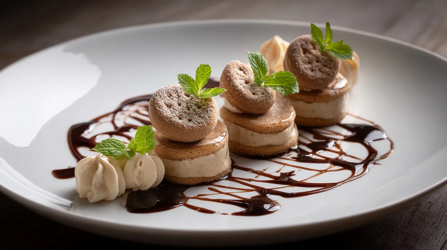 Charlotte à la crème de marron et mascarpone décorée de marrons glacés