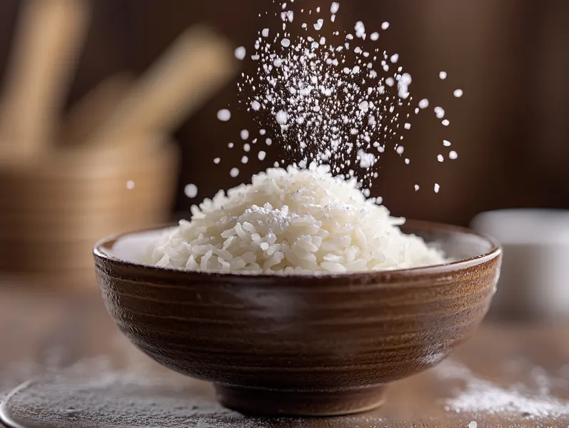 Délicieuse recette de tadjam riz au lait crémeux au caramel et fleu...