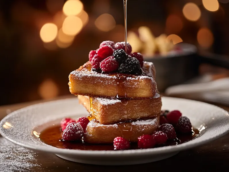 Délicieuse recette du pain perdu un incontournable des petits dejeu...