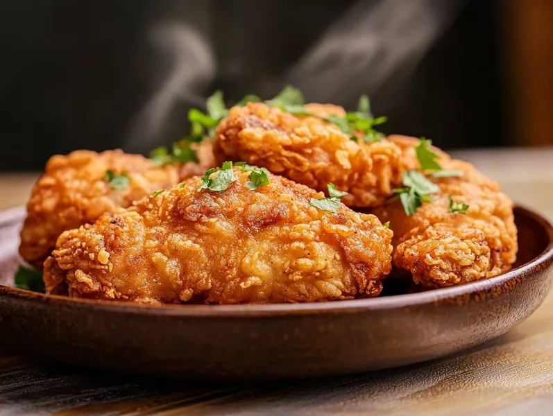 Délicieuse recette du poulet frit du chef oli