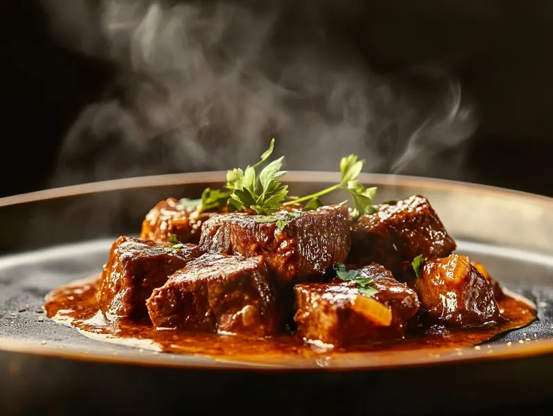 Recette de jarret de bœuf mijoté pour un plat réconfortant