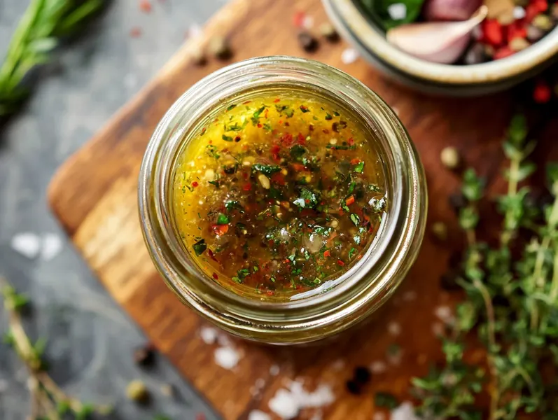 Recette de sauce vinaigrette simple et rapide à préparer