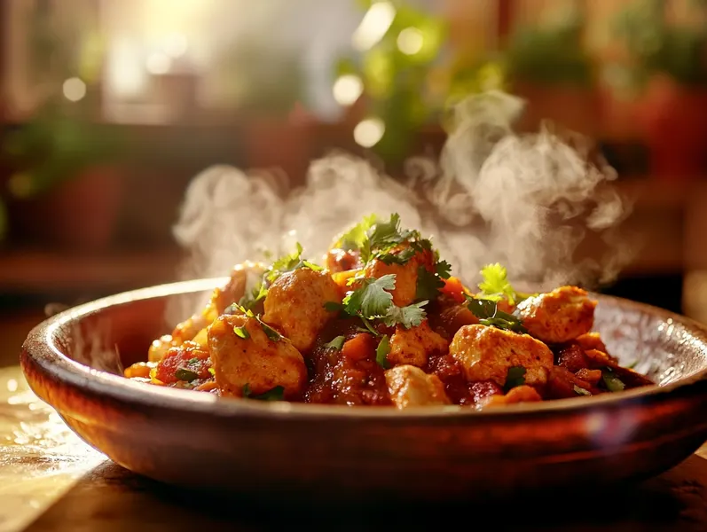 Recette facile et délicieuse de pollo guisado cuisine mexicaine