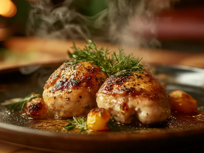 Recette simple de blanc de poulet au four facile et rapide