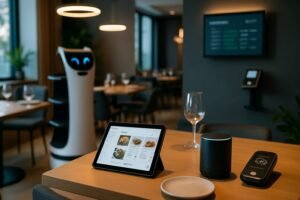 découvrez les objets technologiques incontournables qui transforment l'expérience client et optimisent la gestion dans un restaurant.